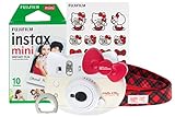 Fujifilm Instax Mini Hello Kitty Appareil Photo instantané avec 10 Prises de Vue Standard Rouge