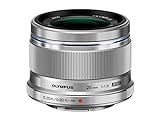 Olympus M.Zuiko Objectif Digital 25mm F1.8, focale fixe lumineuse, compatible tout appareil Micro 4/3 (modèles Olympus OM-D & PEN, Panasonic G-series), Argent