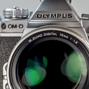 téléobjectif Olympus 75mm